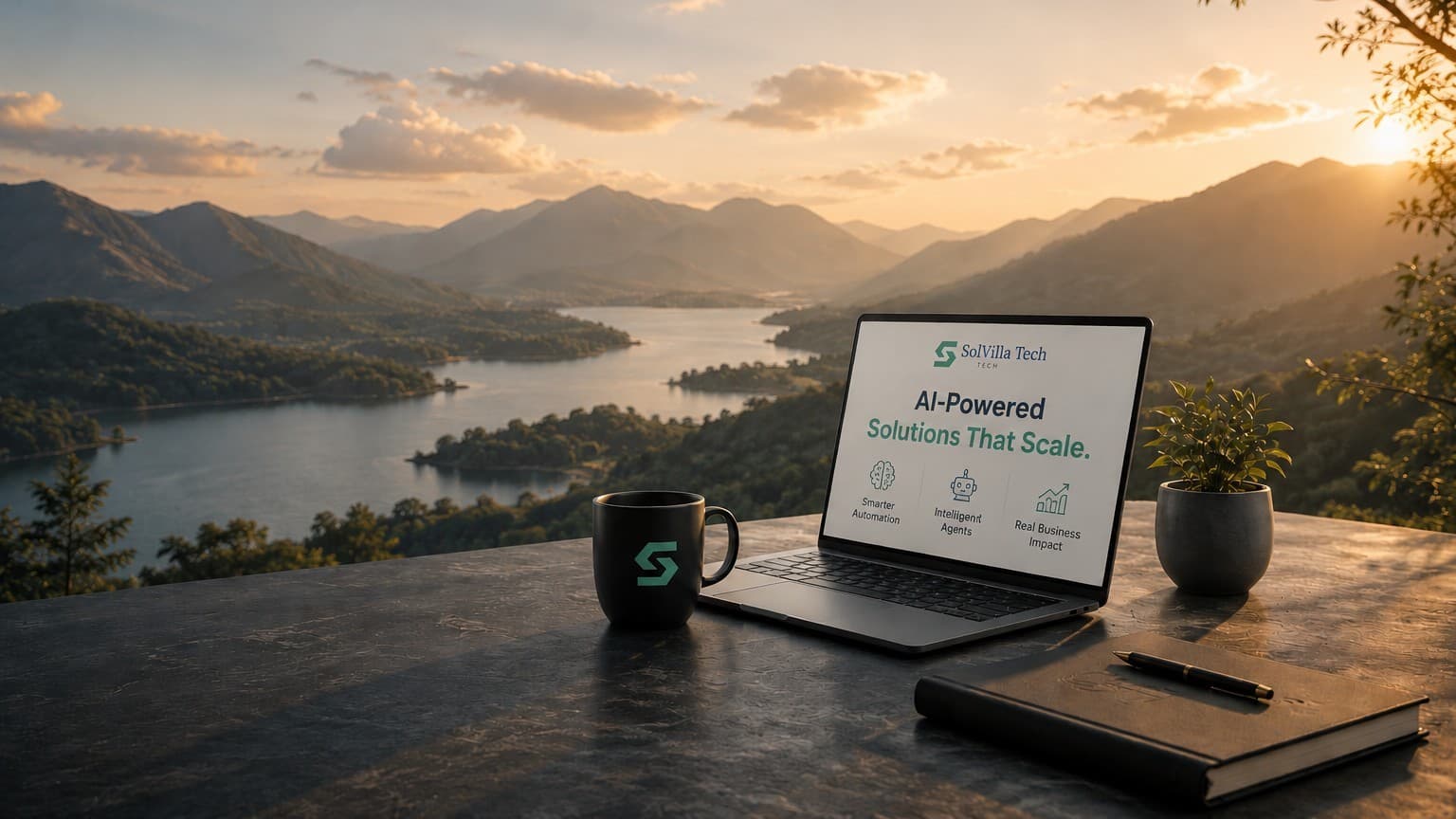 SolVillaTech AI powered solutions workspace
